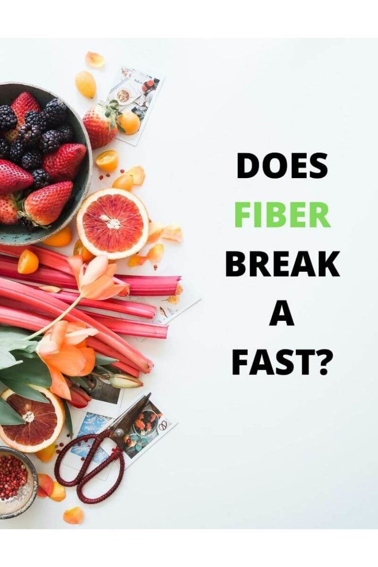 does fiber break a fast