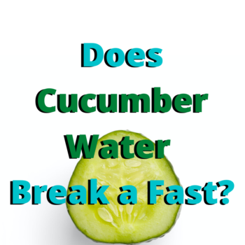 Does Cucumber Water Break a Fast?